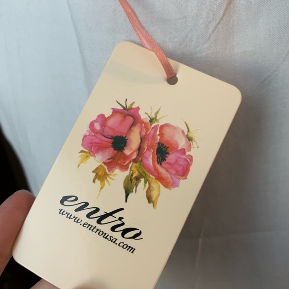 NWT Entro Embroidered Detail Button Dress - Picture 4 of 7